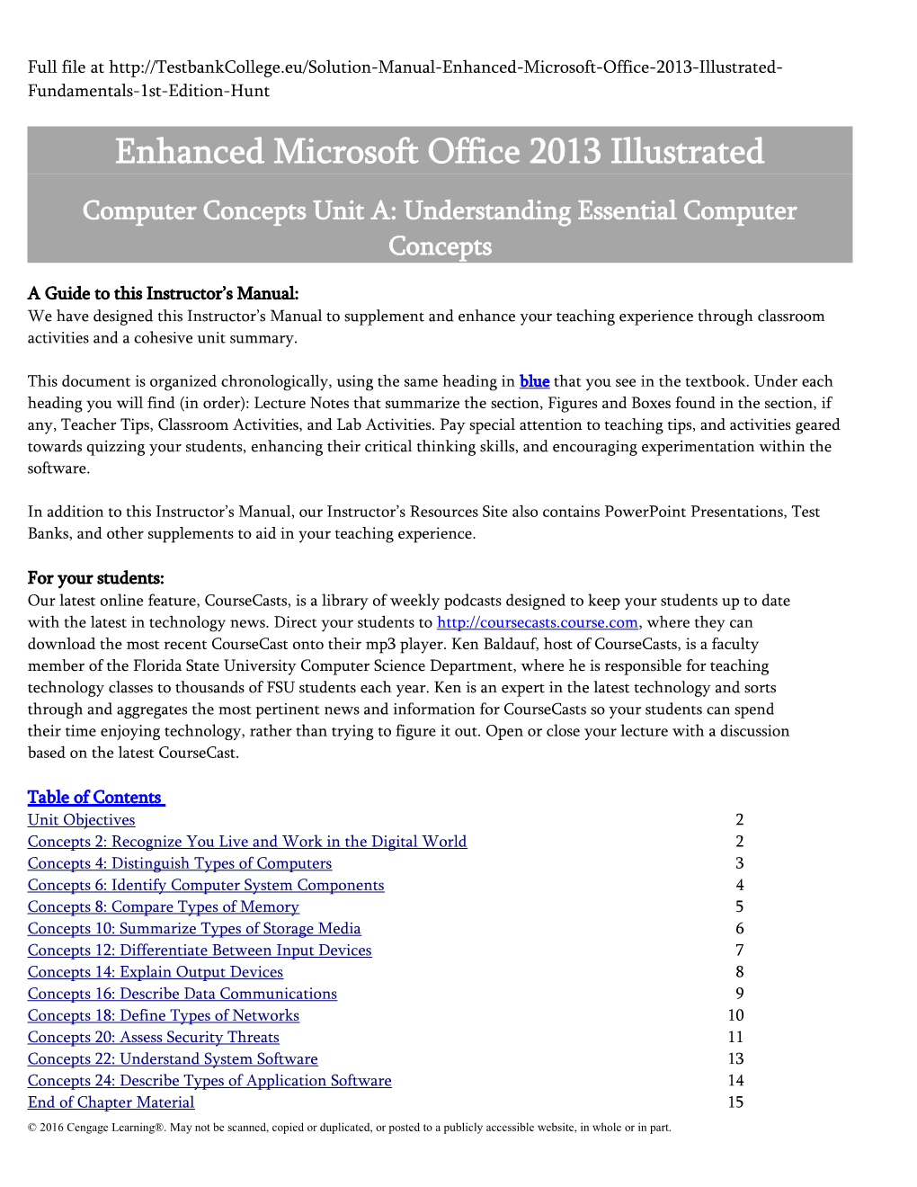 Enhanced Microsoft Office 2013 Illustrated