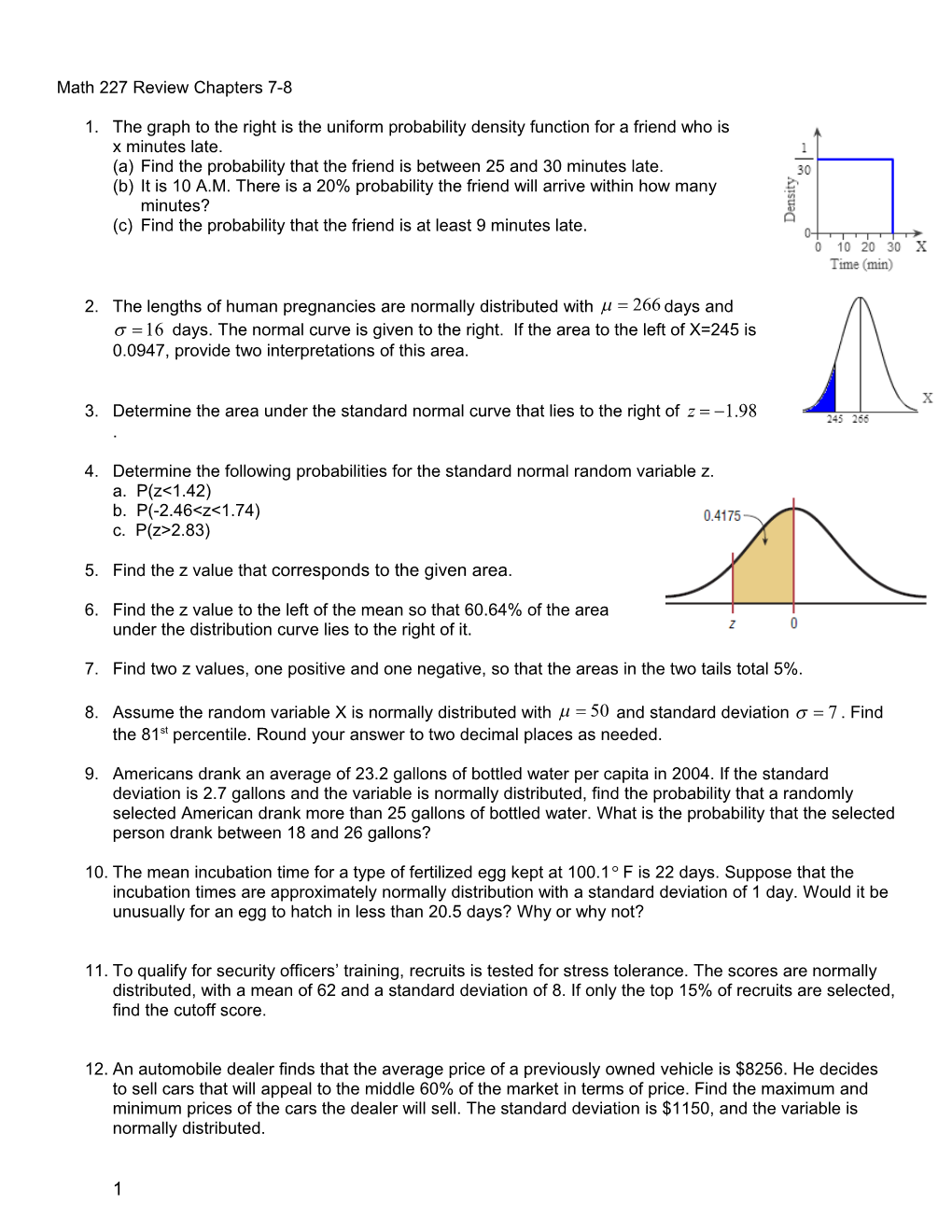 (A)Find the Probability That the Friend Is Between 25 and 30 Minutes Late