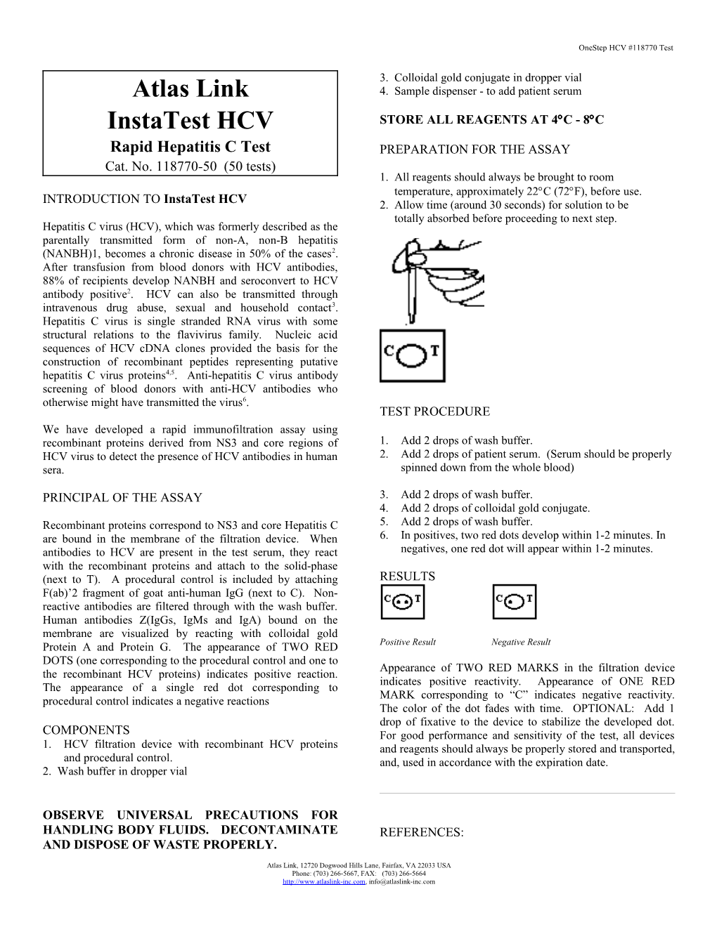 Rapid Hepatitis C Test