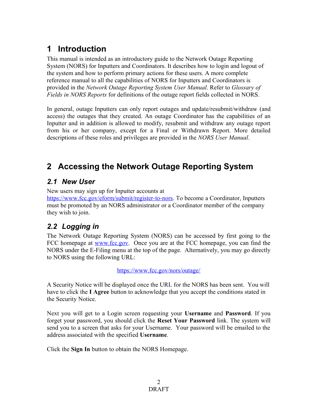 Instructions for Completing Wire Line Outage Reporting Template