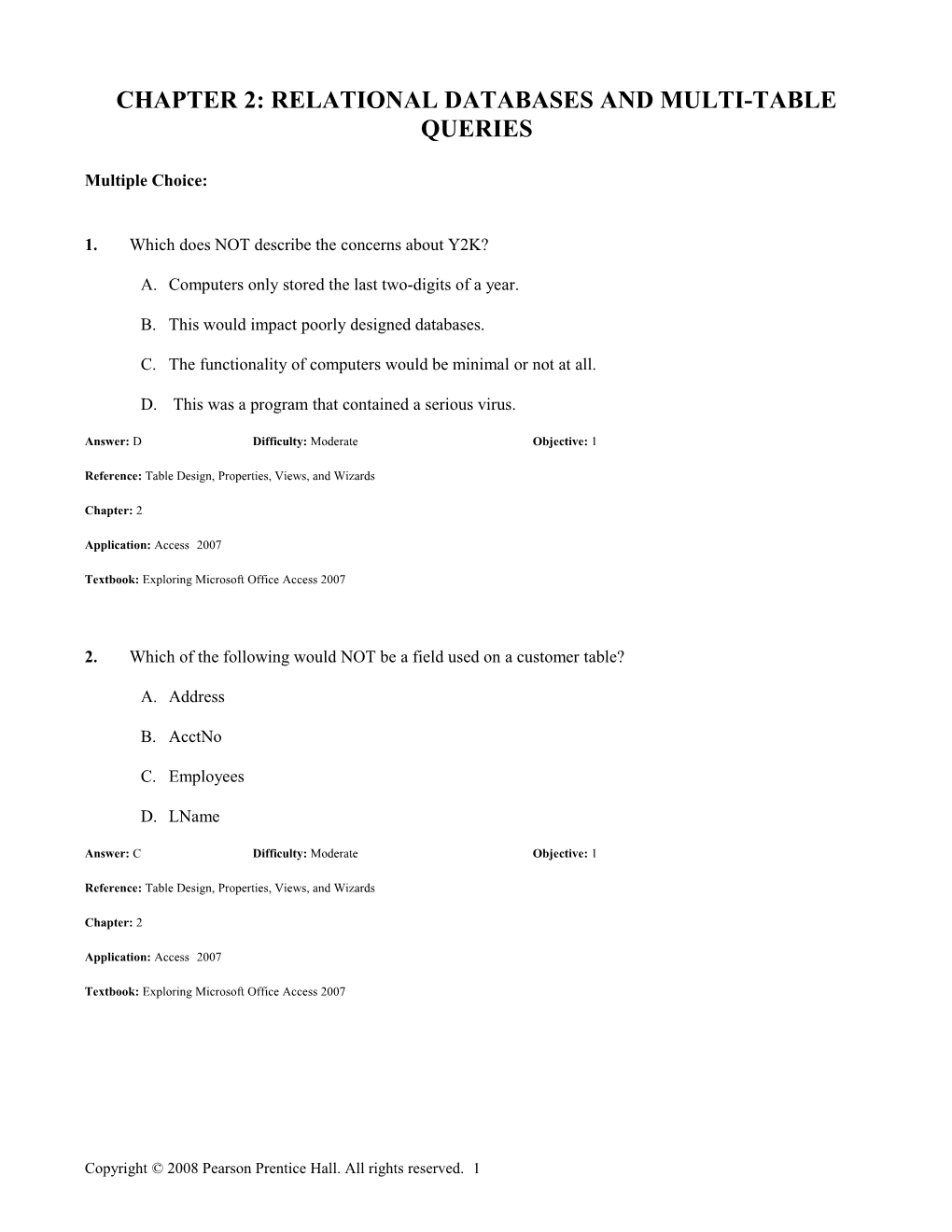 Chapter 2: Relational Databases and Multi-Table Queries