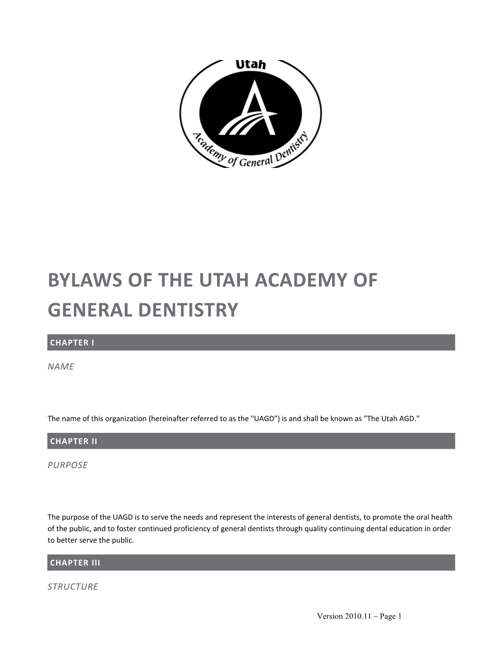 Model Constituent Bylaws