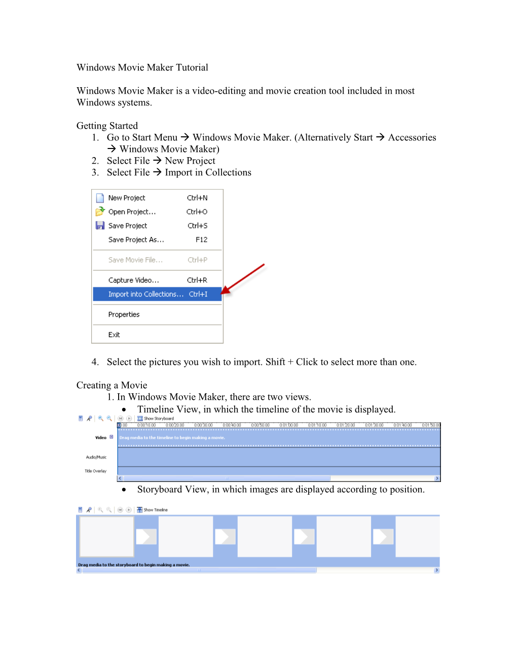 Windows Movie Maker Tutorial