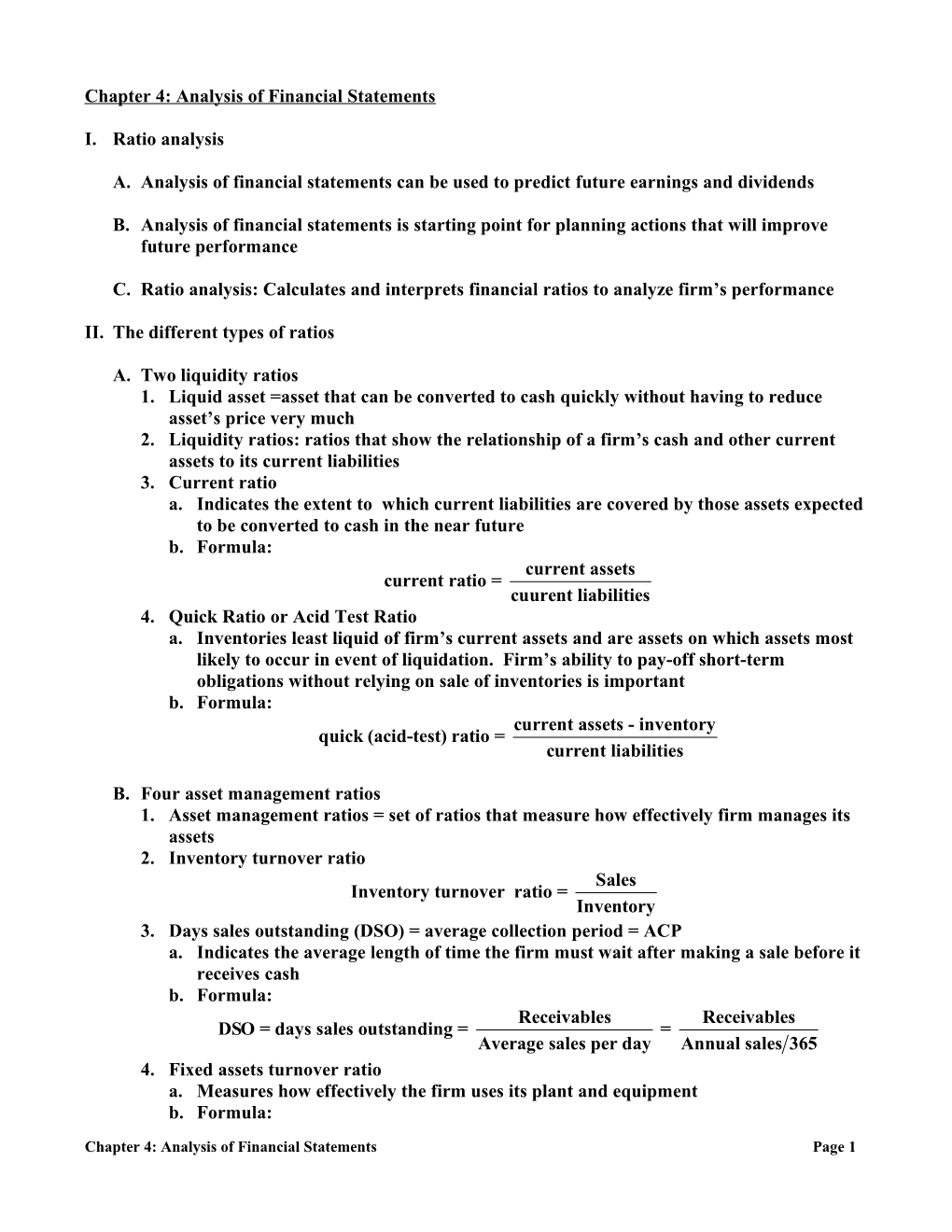 Table 3-1 Allied Food Products