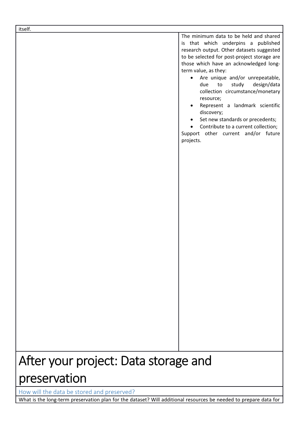 How Much Data Do You Expect to Create During the Project?