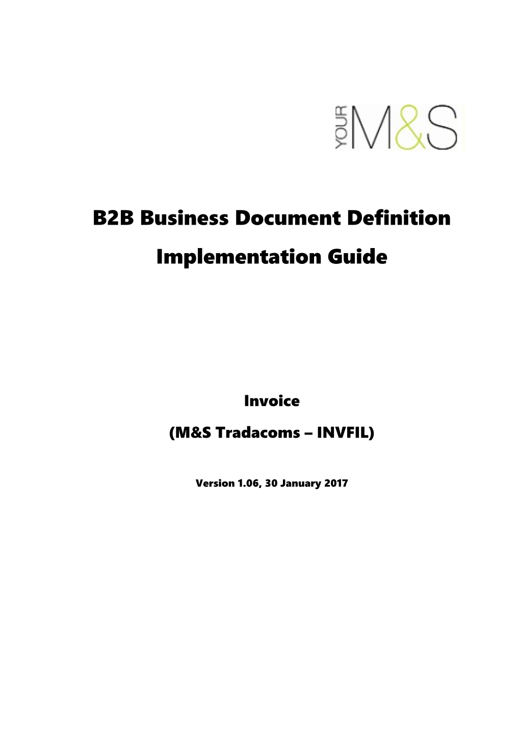 MS Message Implementation Guide Invoice