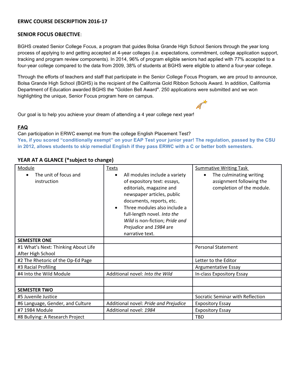 Erwc Course Description 2016-17