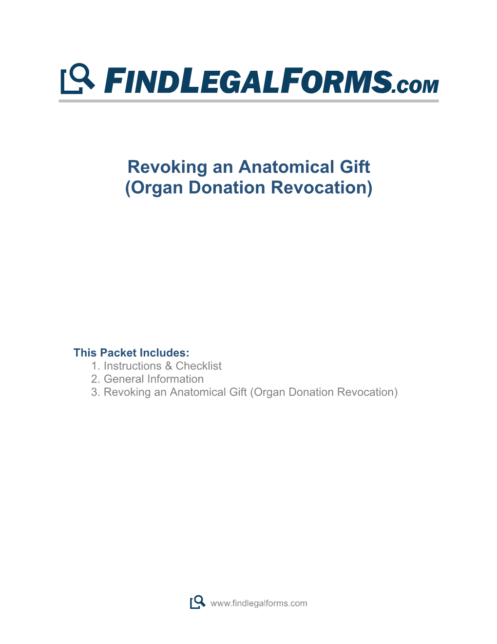 Revoking an Anatomical Gift (Organ Donation Revocation)