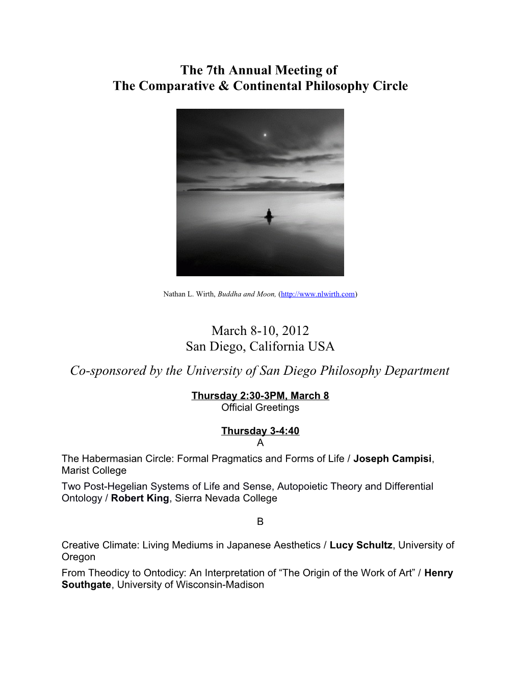 The Comparative & Continental Philosophy Circle