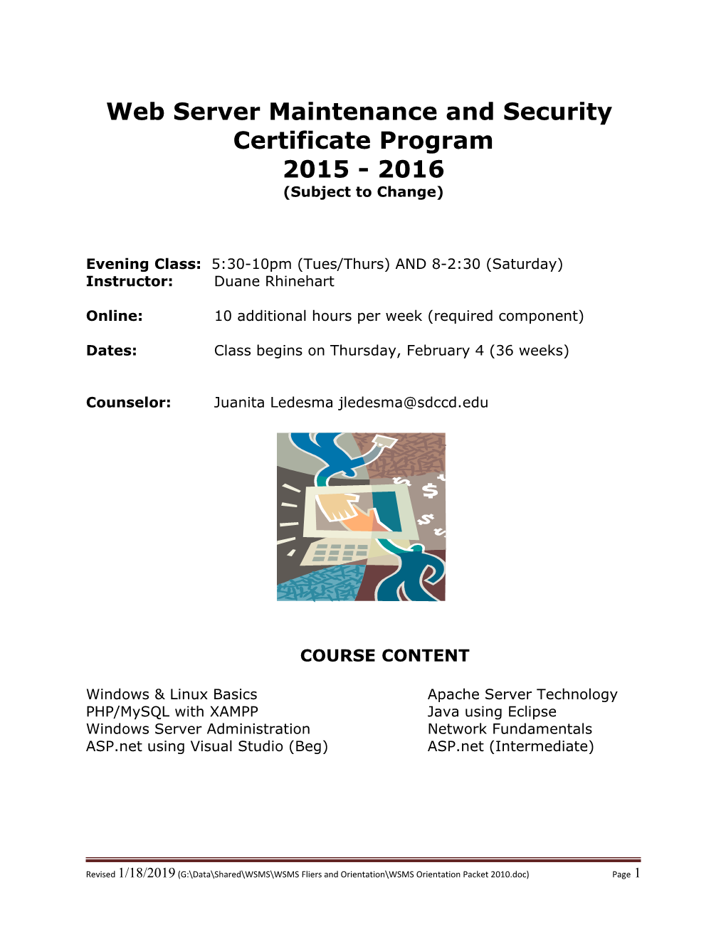 Web Server Maintenance and Security