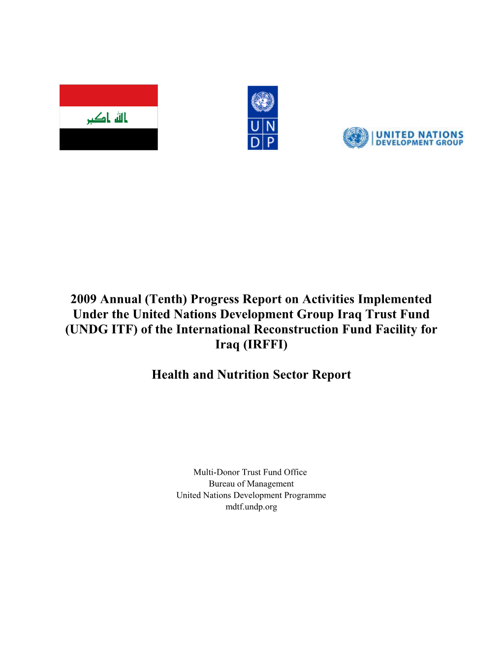 Health and Nutrition Sector Report