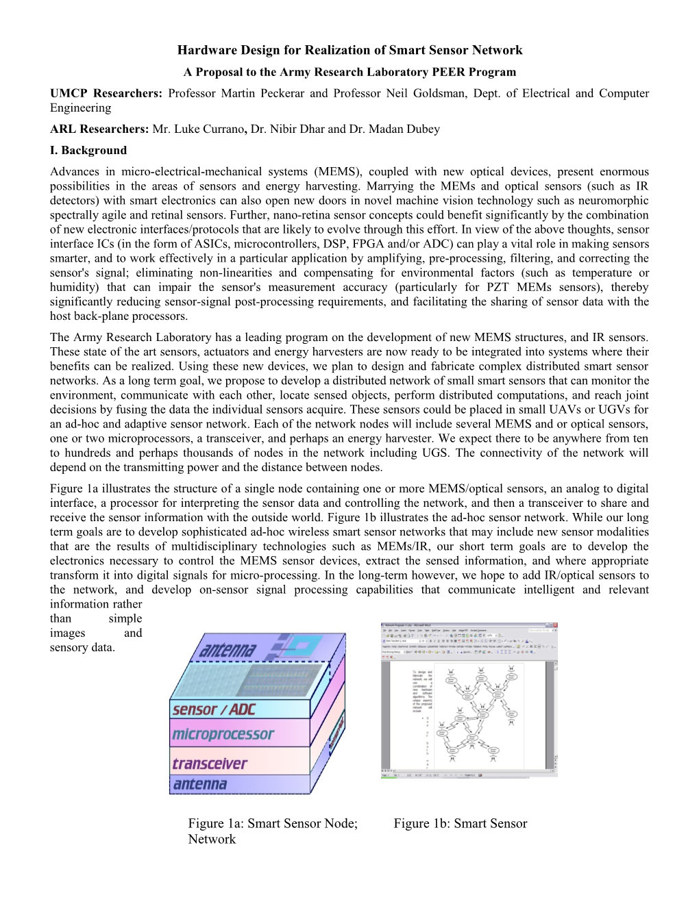 Hardware Design for Realization of Smart Sensor Network