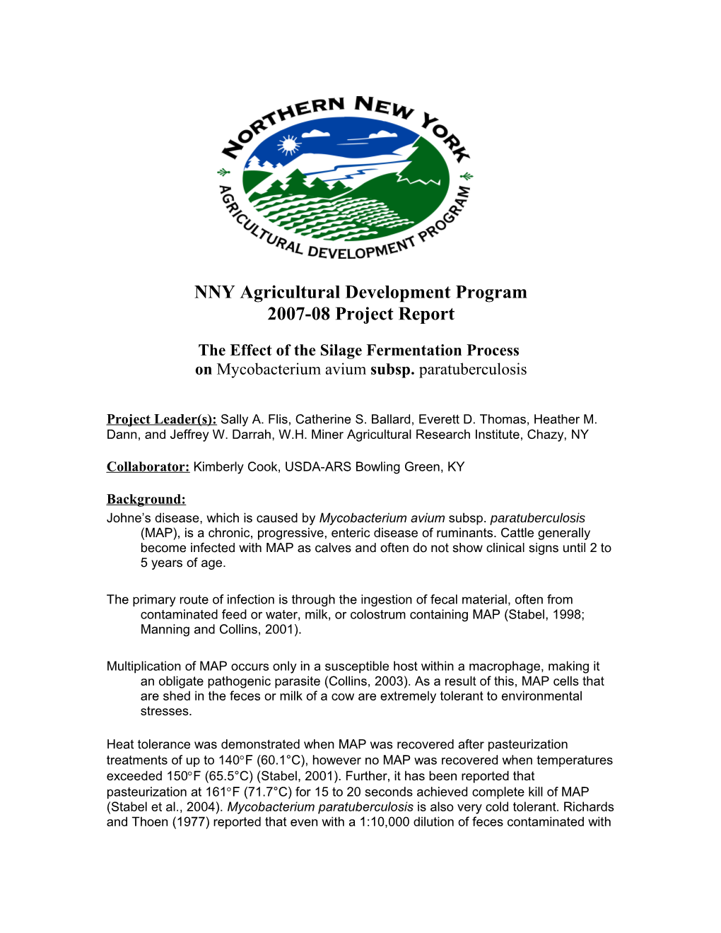 NNY Agricultural Development Program