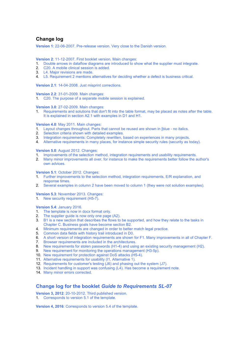 Requirements Template SL-07