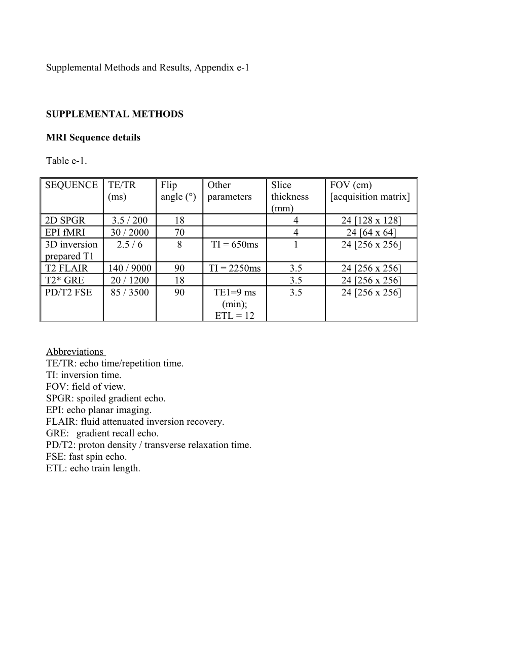 Supplemental Methods and Results, Appendix E-1