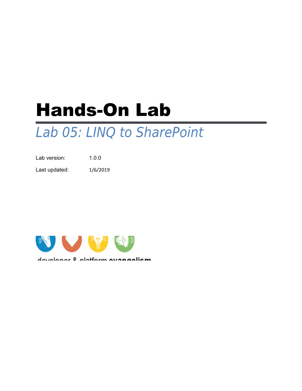 Linq to Sharepoint Lab