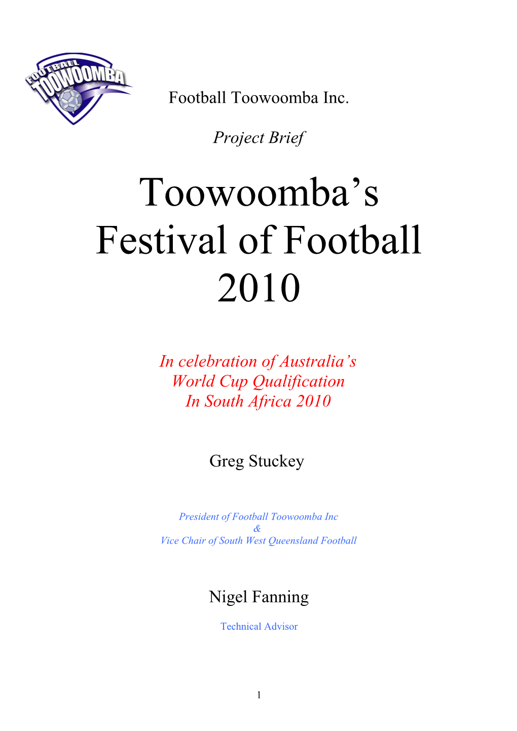 Football Toowoomba Inc