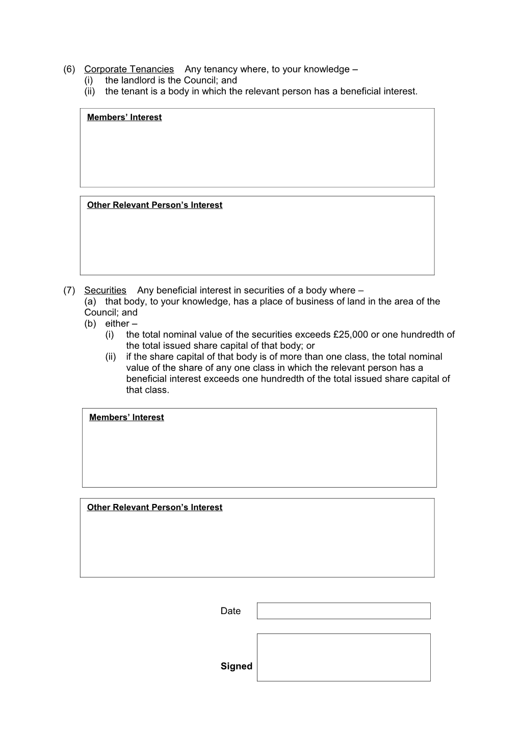 Please Read the Notes at the End of This Form