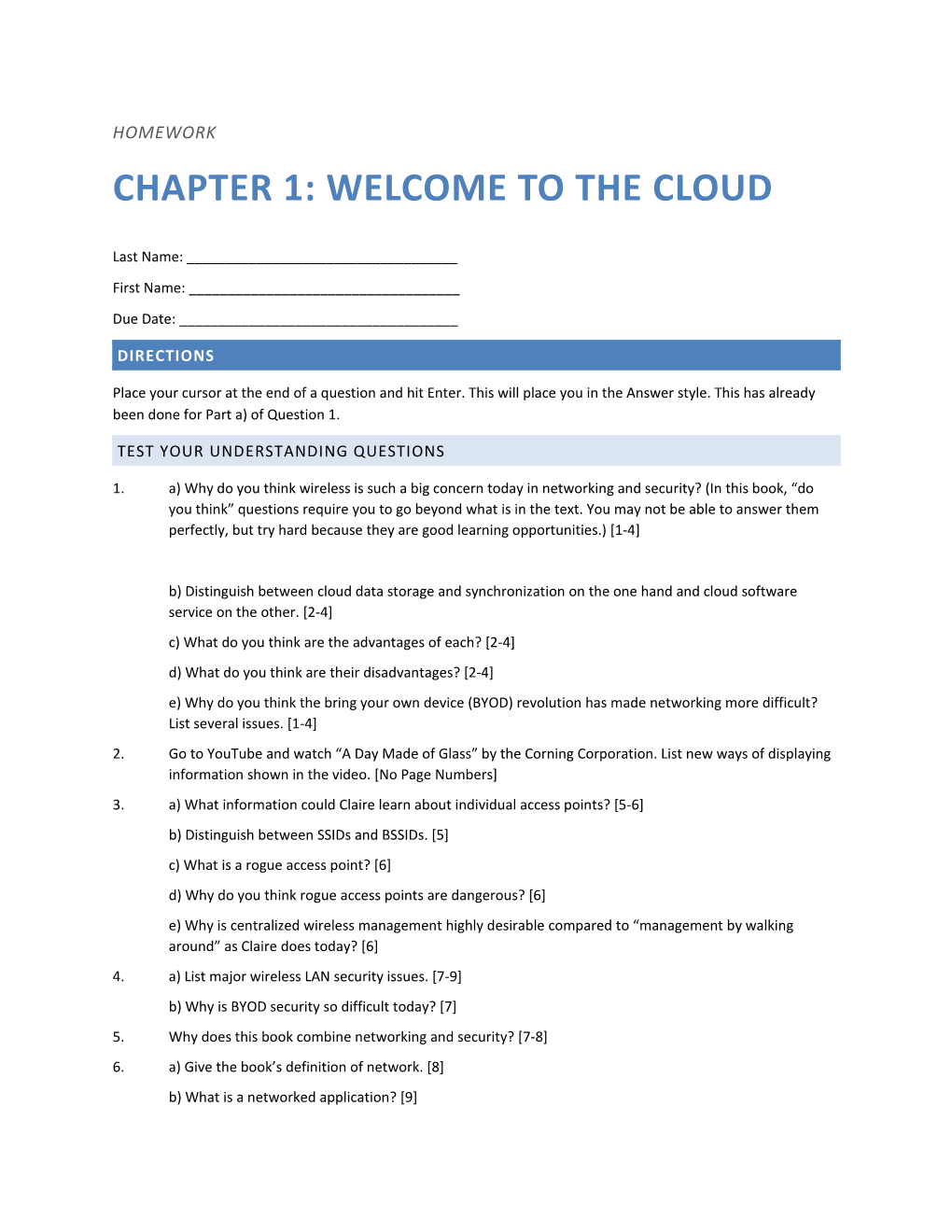 Chapter 1: Welcome to the Cloud