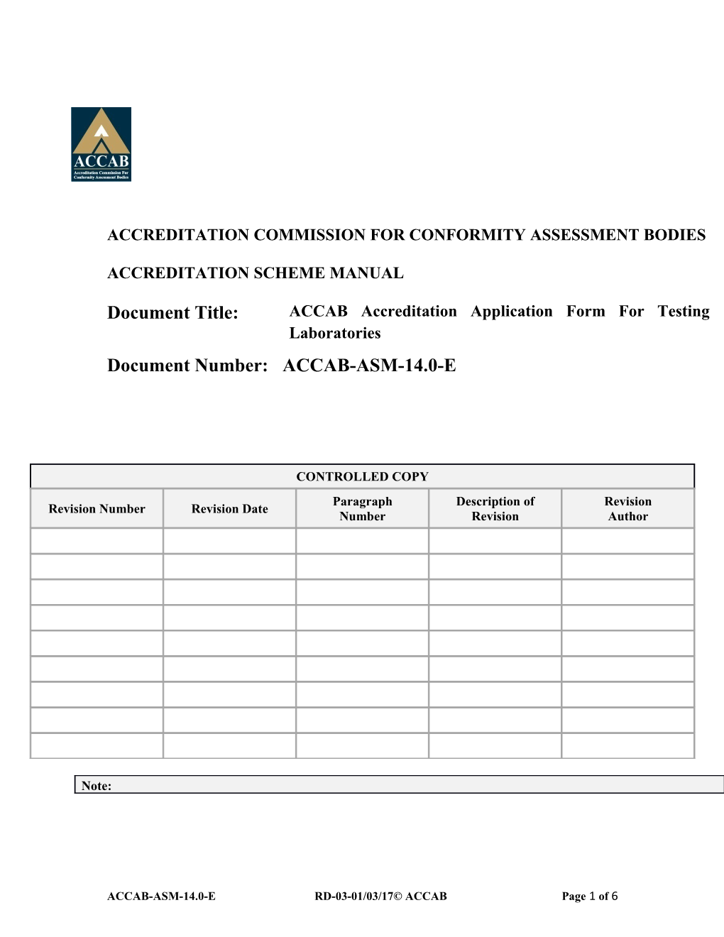 Asm-14.0-E- Accab Accreditation Application Form-Testing Laboratories