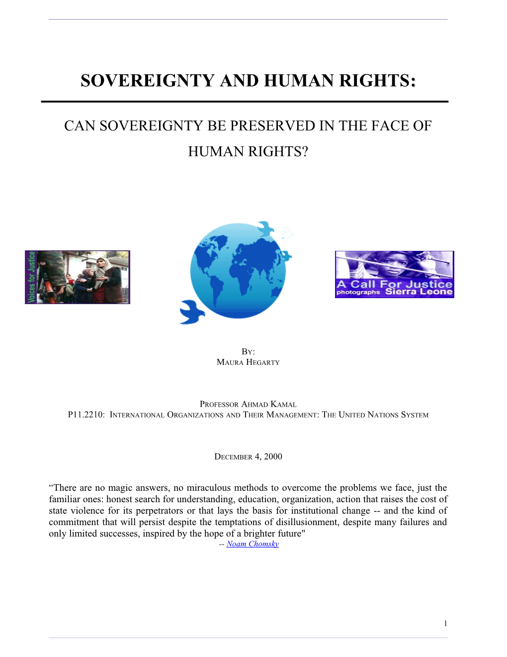 Sovereignty and Human Rights