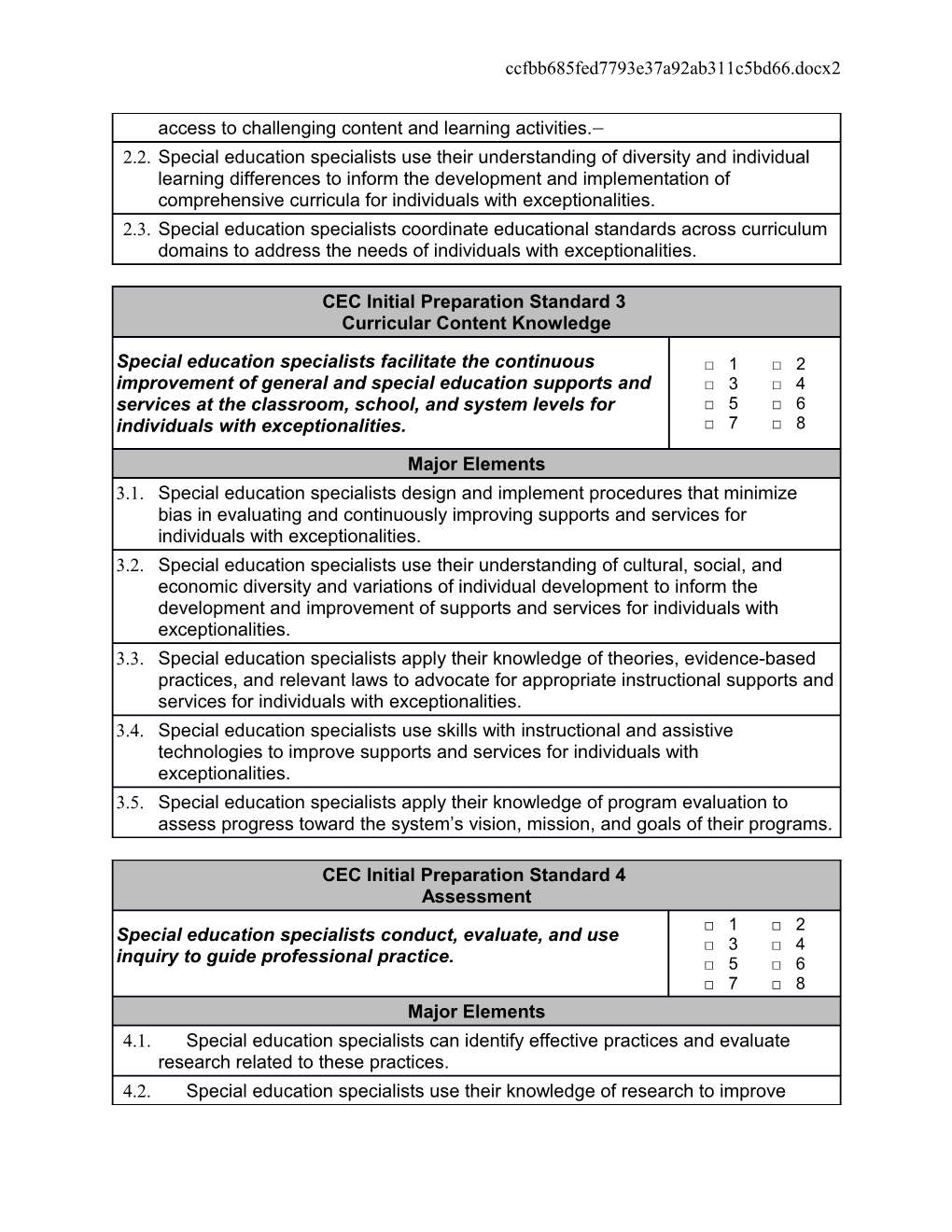 Section Iii Relationship of Assessment to Standards
