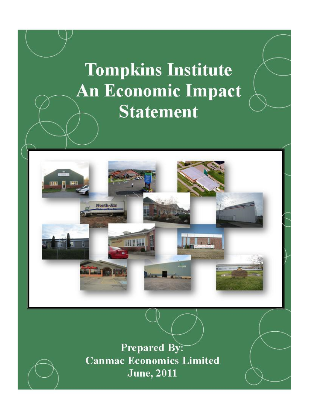 Tompkins Institute an Economic Impact Statement