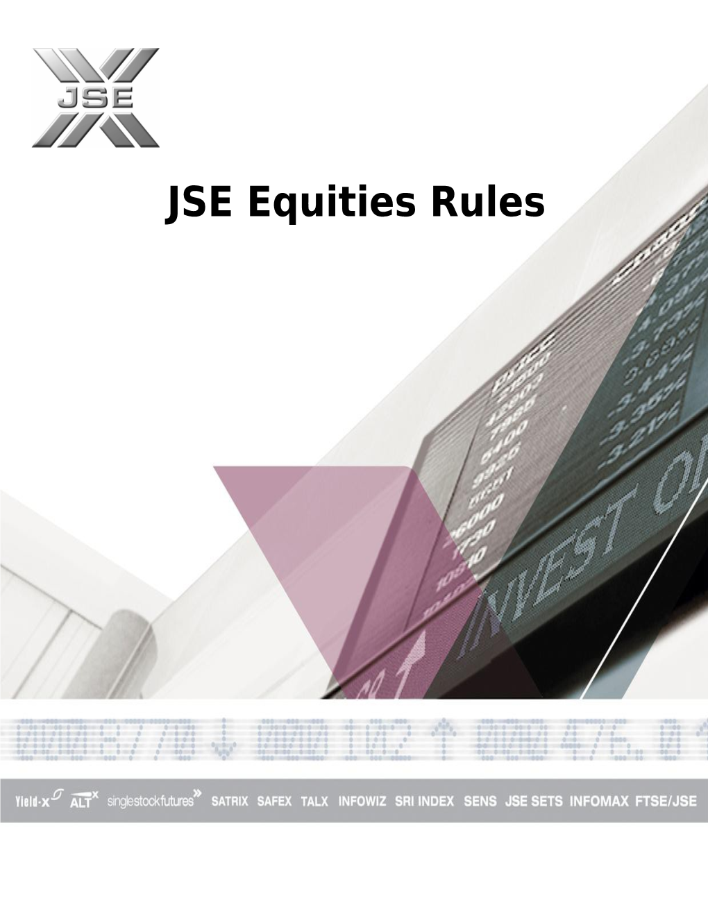 JSE Equities Rules - 28 March 2014