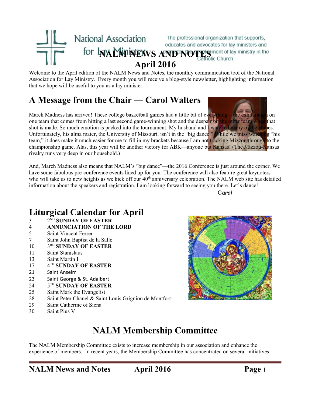 Nalm News and Notes