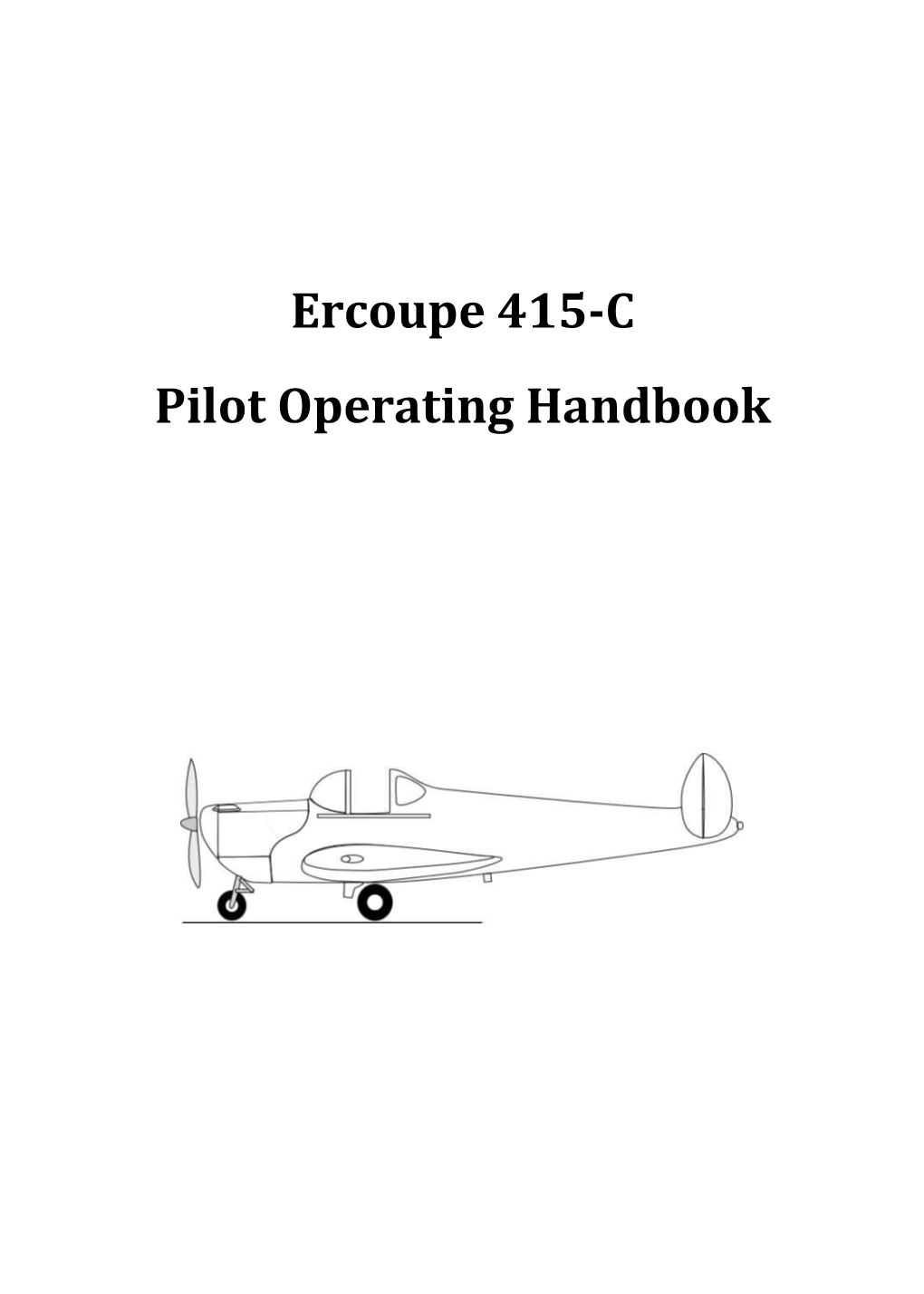 Pilot Operating Handbook