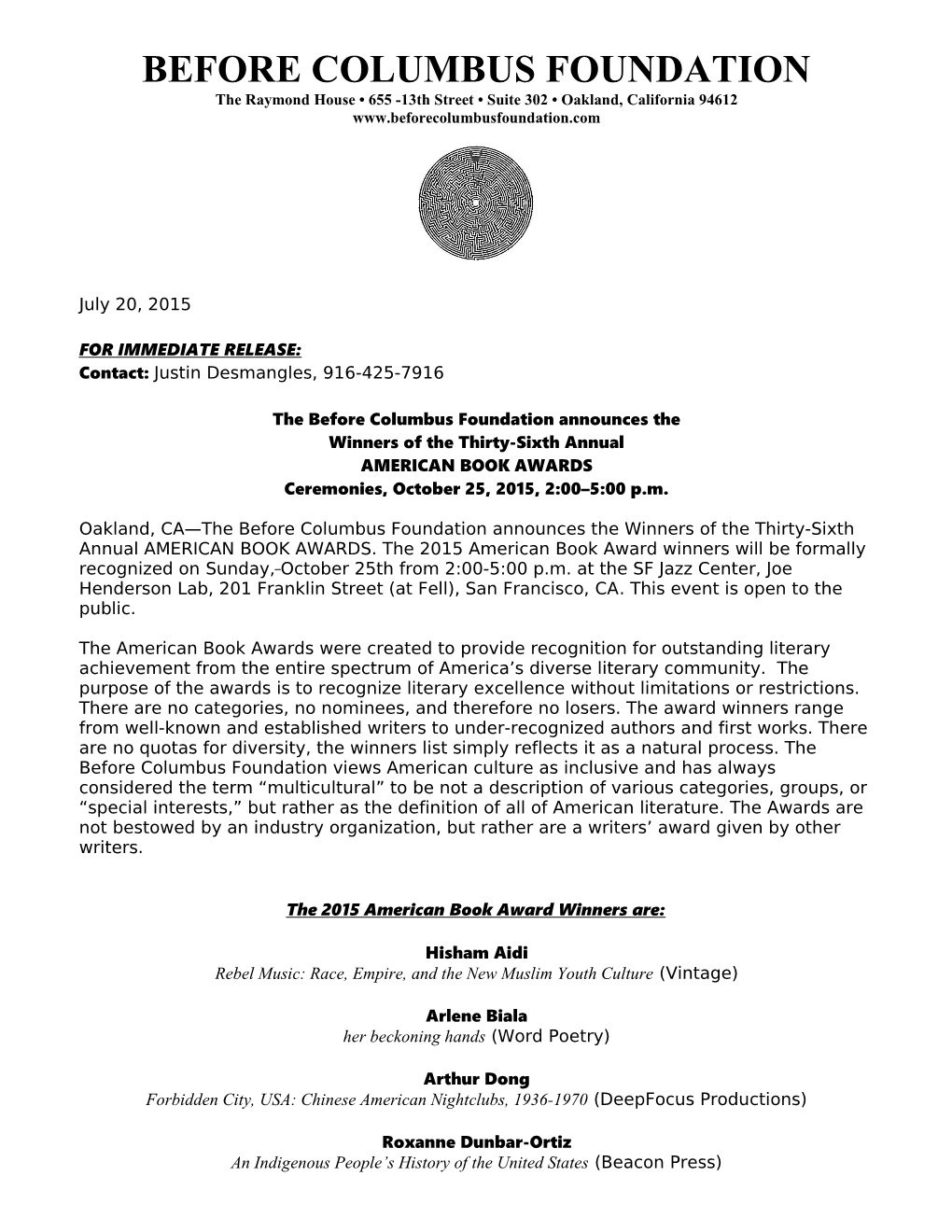 ABA Press Release 03