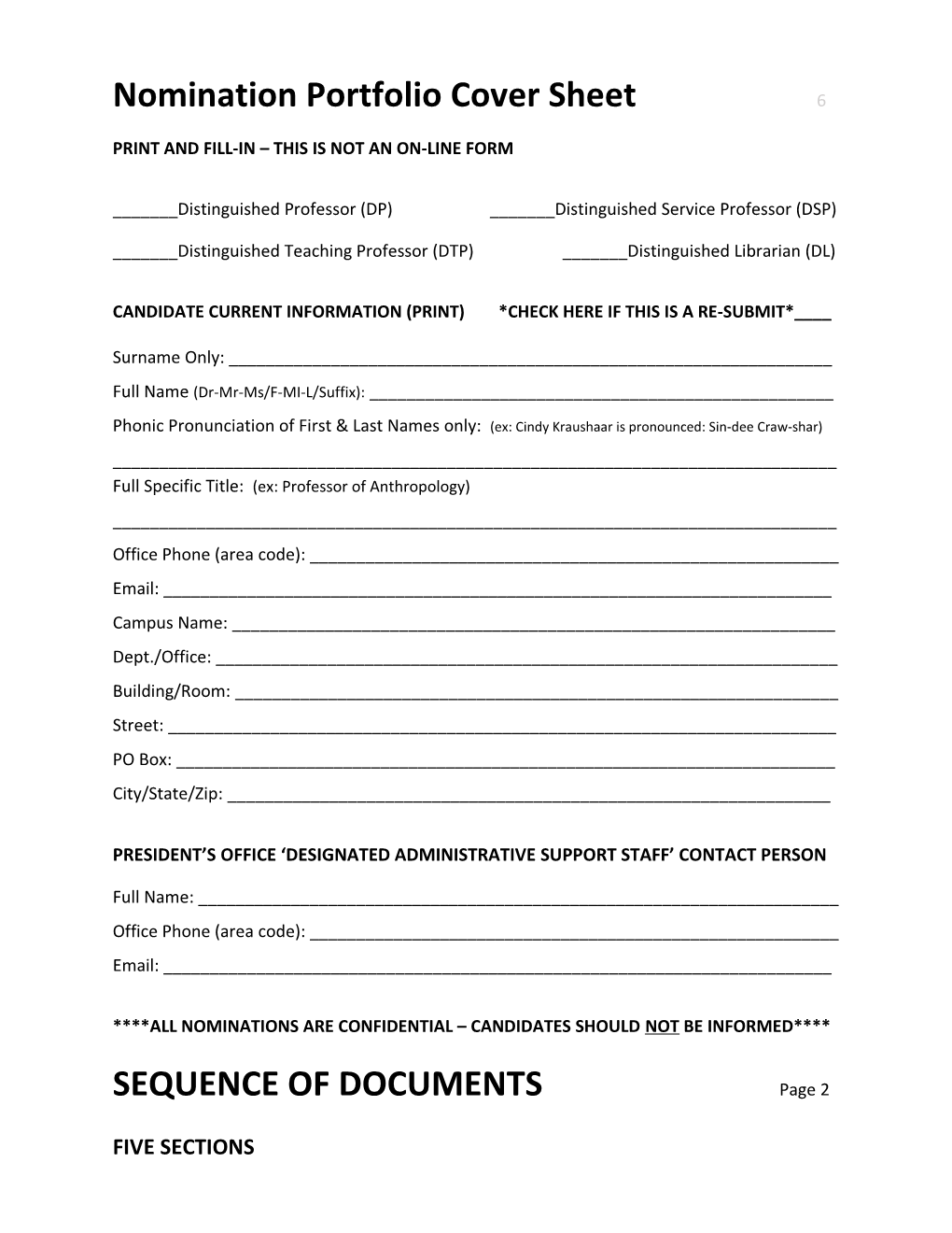 Print and Fill-In This Is Not an On-Line Form