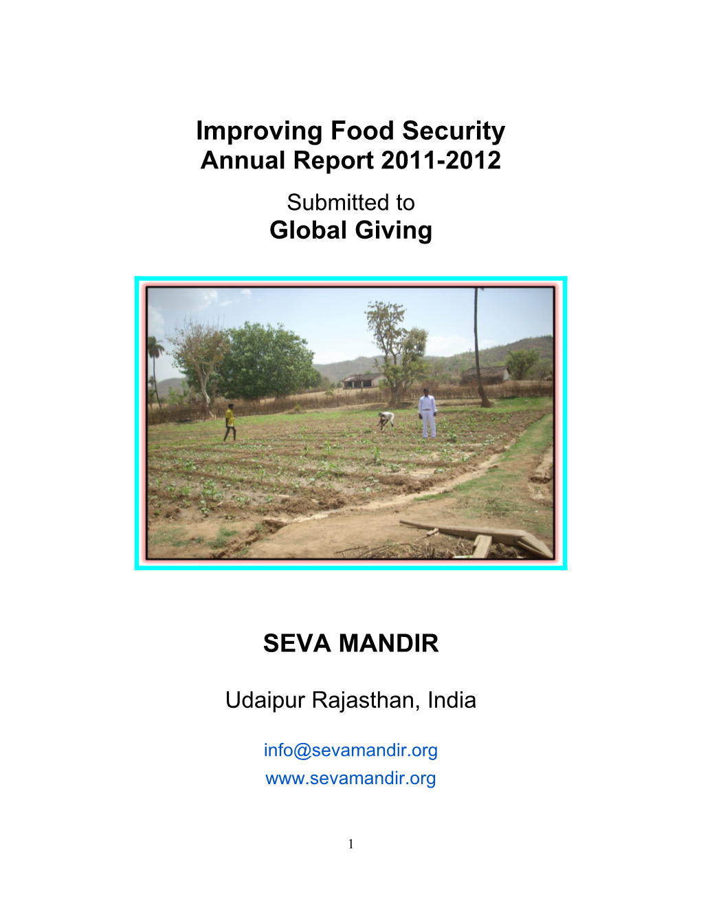 Improving Food Security