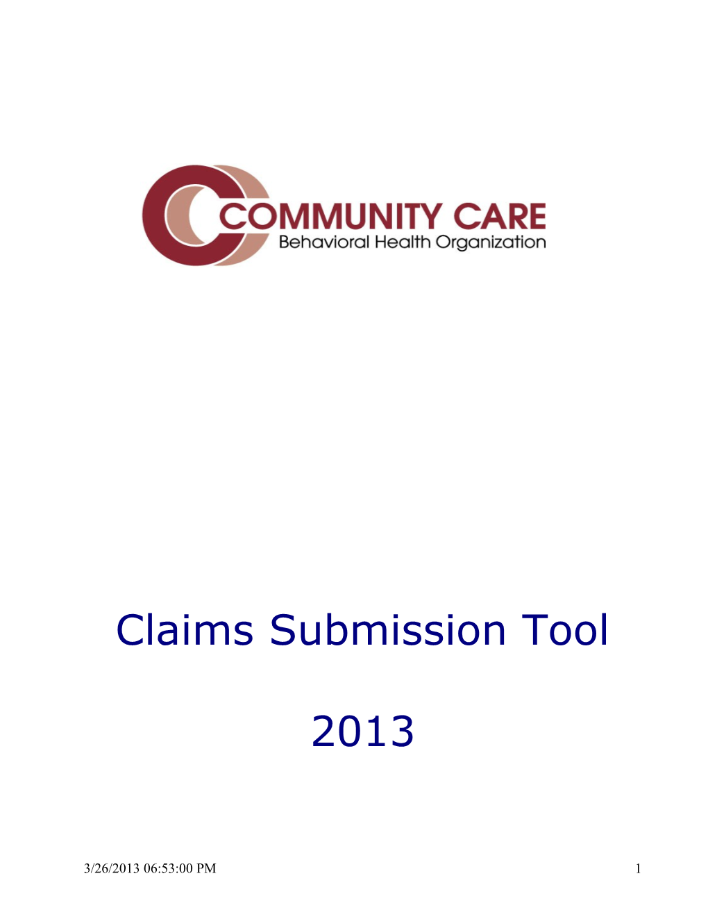 Introduction to Community Care Online CST