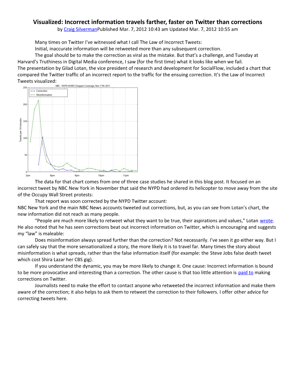 Visualized: Incorrect Information Travels Farther, Faster on Twitter Than Corrections