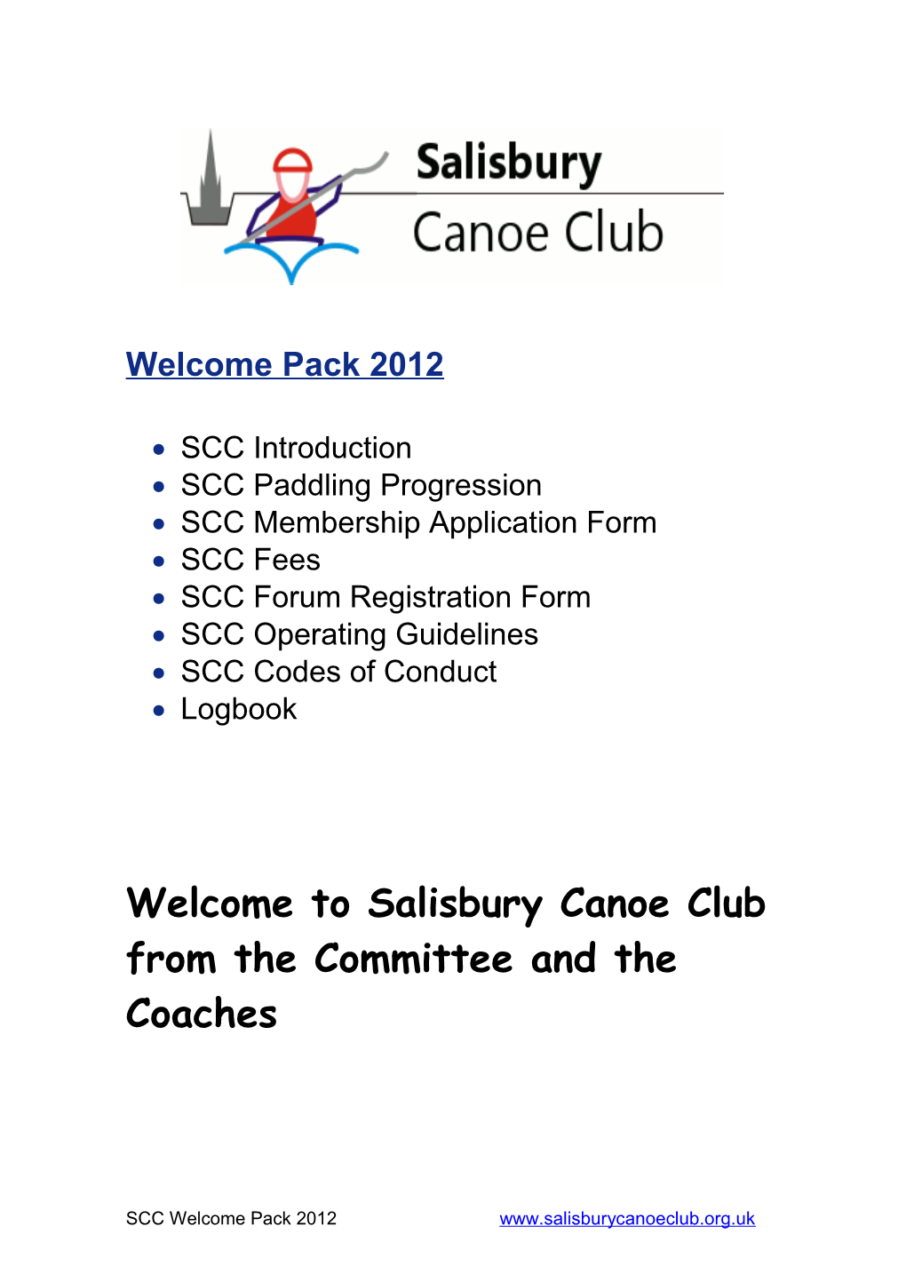 SCC Membership Application Form