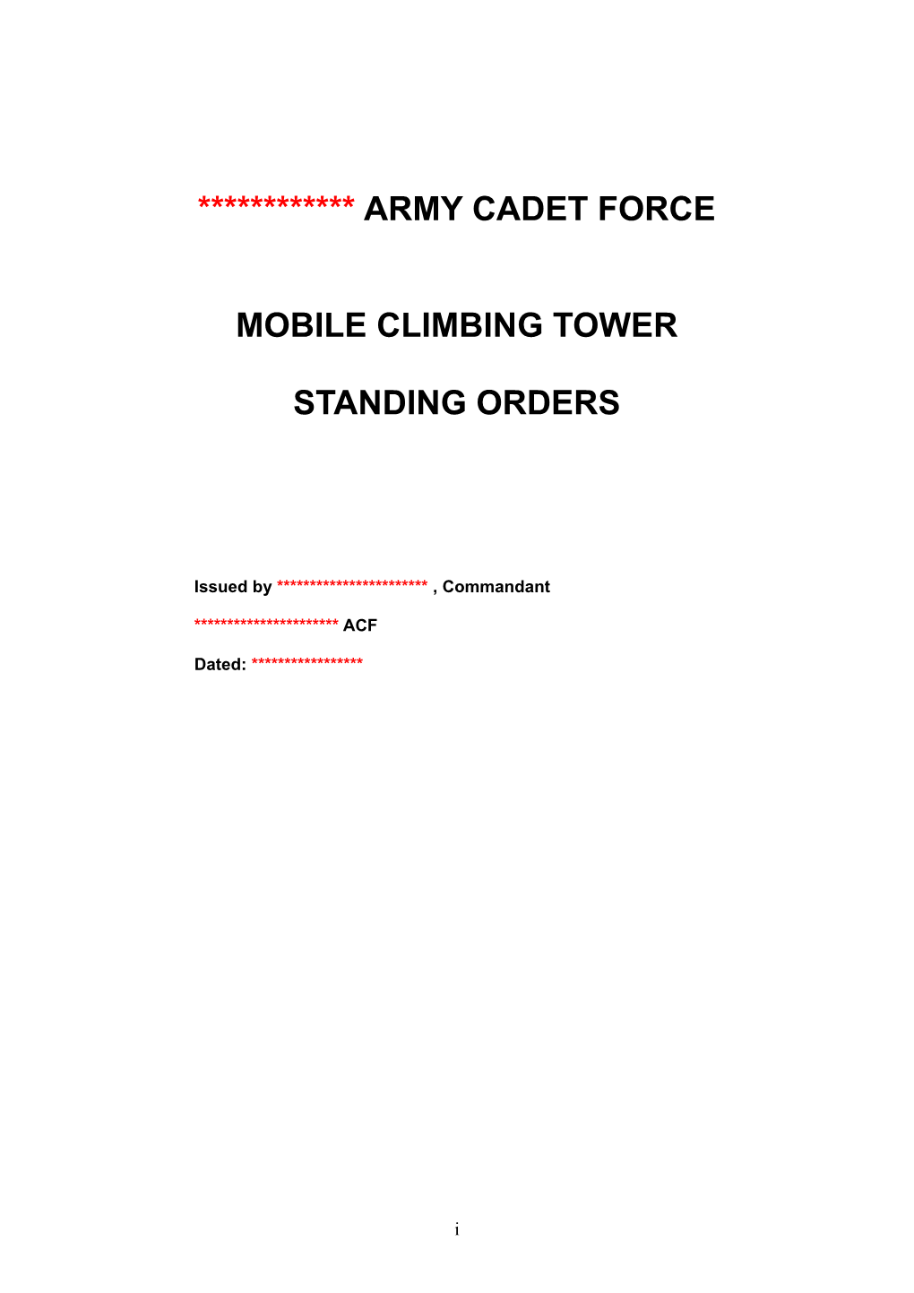 Army Cadet Force