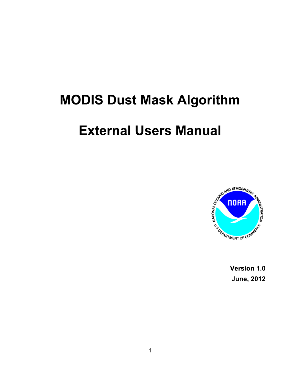 MODIS Dust Mask Algorithm
