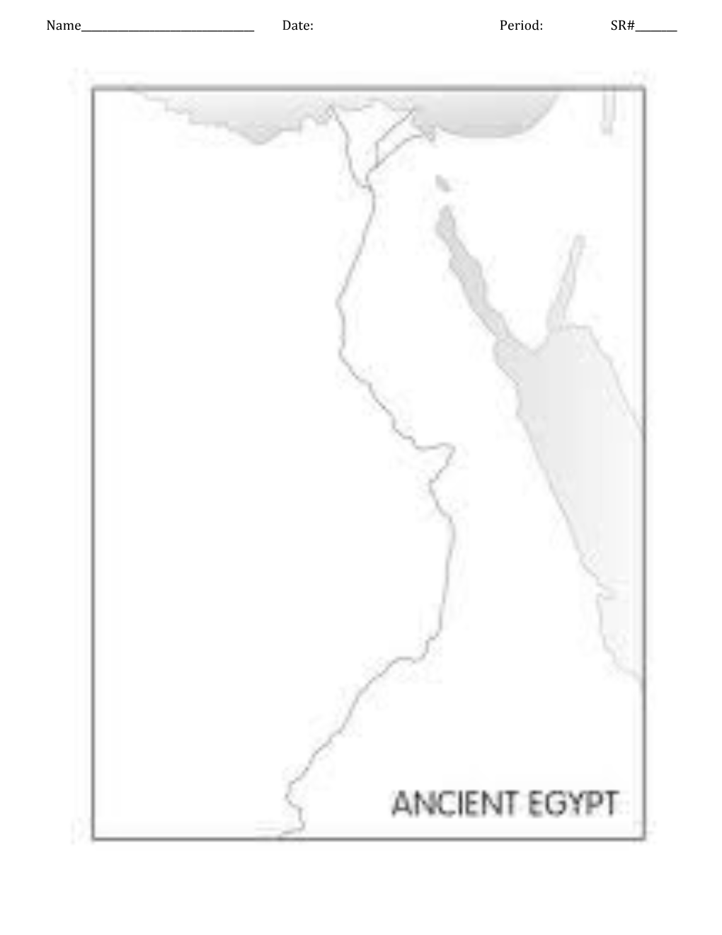 Egyptian Map Puzzle