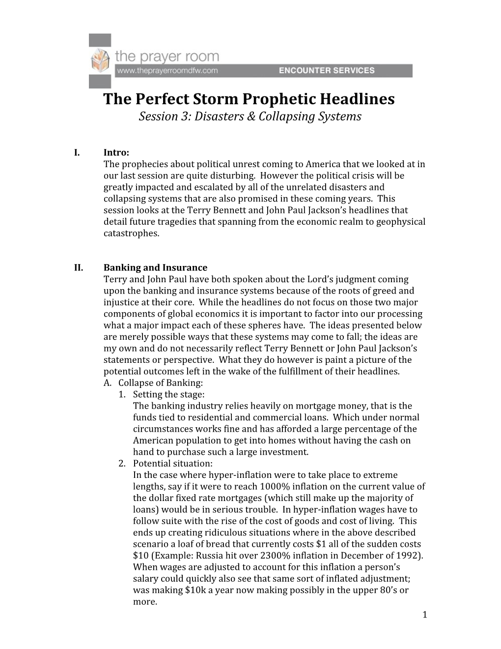 The Perfect Storm Prophetic Headlines