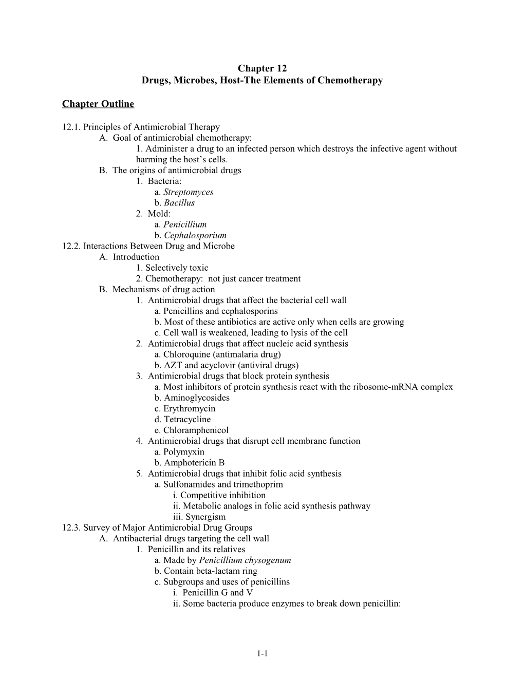 Drugs, Microbes, Host-The Elements of Chemotherapy