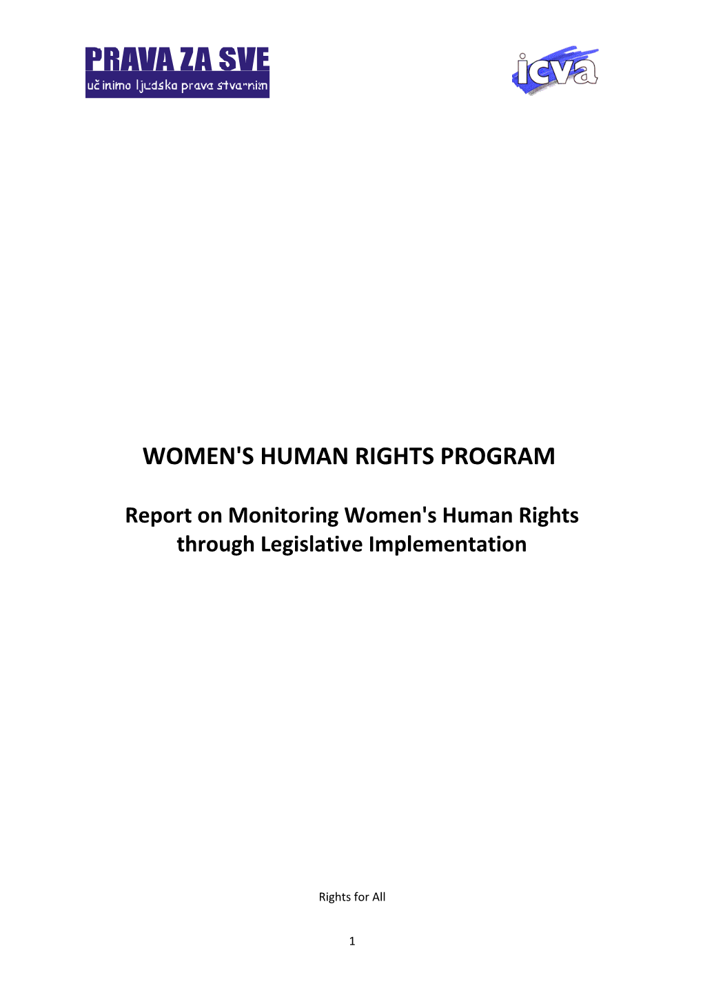 Women's Human Rights Program