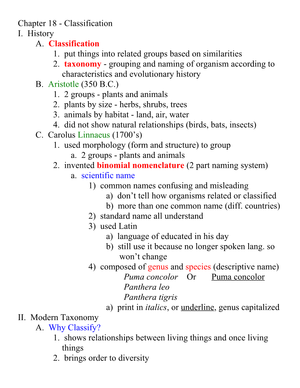 1. Put Things Into Related Groups Based on Similarities