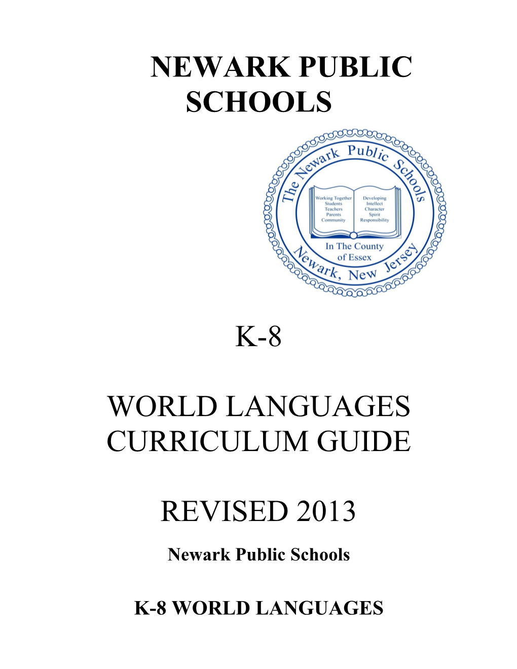 World Languages Curriculum Guide