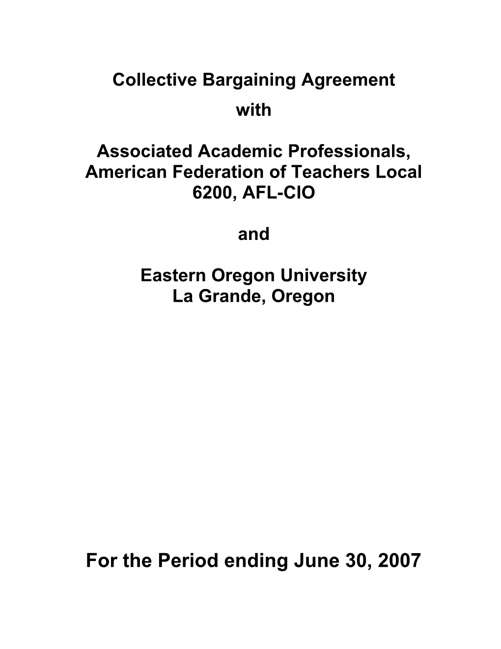 Associated Academic Professionals, American Federation of Teachers Local 6200, AFL-CIO