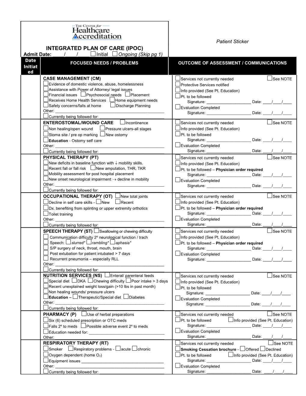 ENTEROSTOMAL/WOUND CARE Incontinence