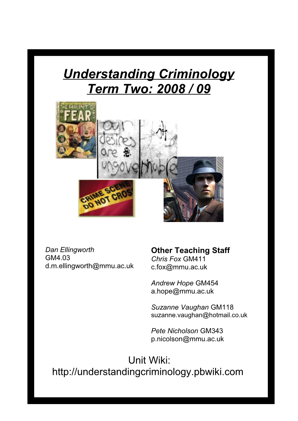 Understanding Criminology