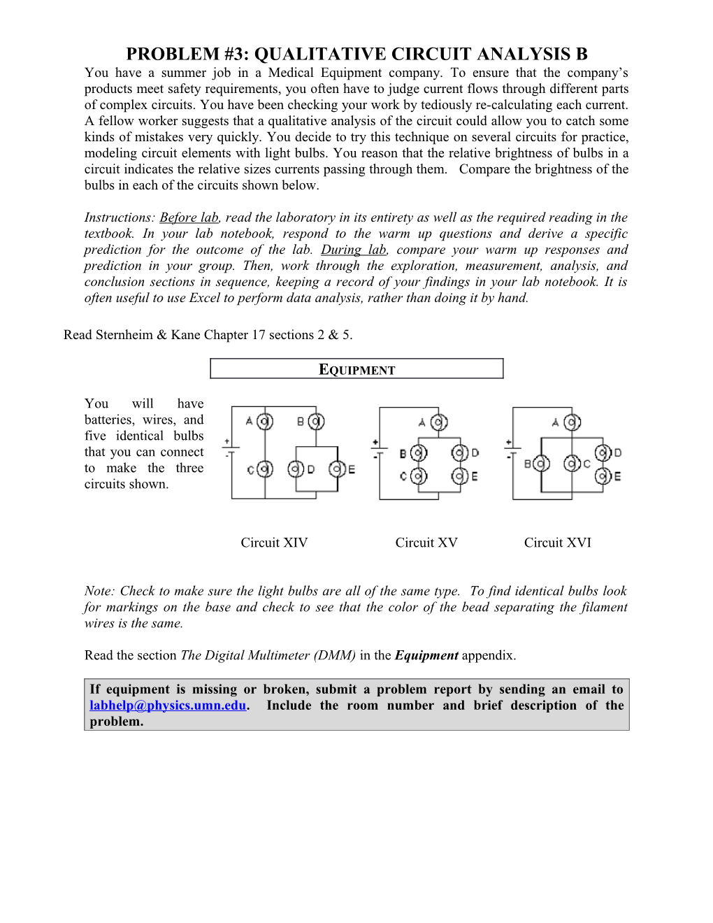 QUALITATIVE CIRCUIT ANALYSIS B 1202Lab2prob3