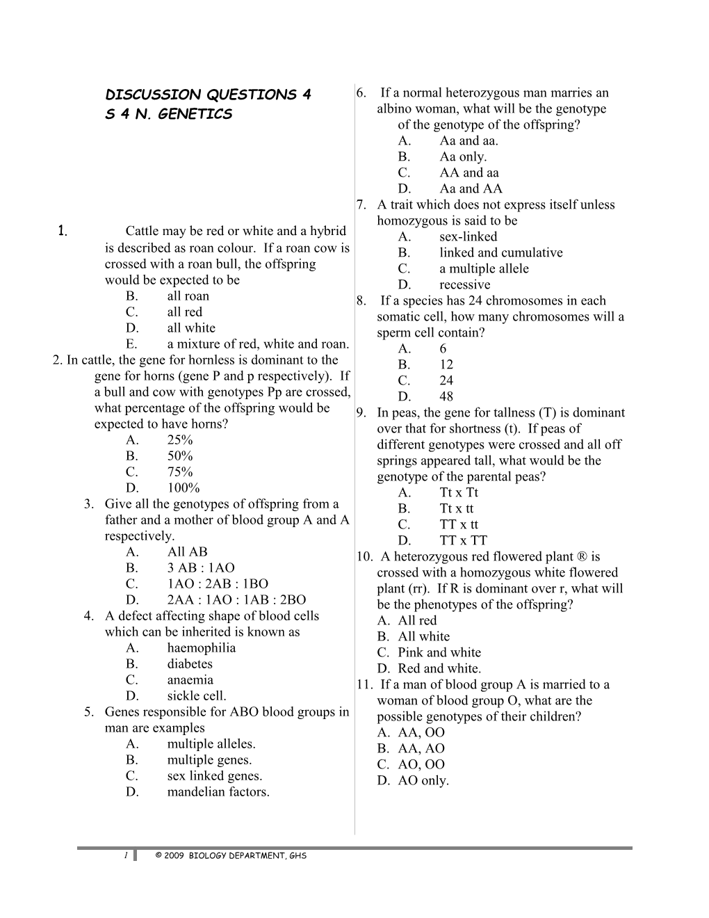 Discussion Questions 4