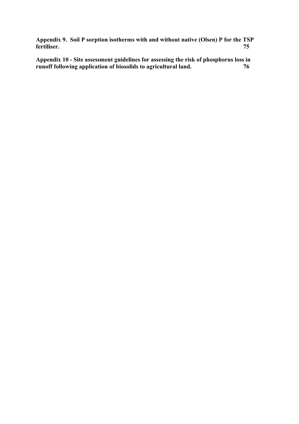 Standard UKWIR Technical Report Format